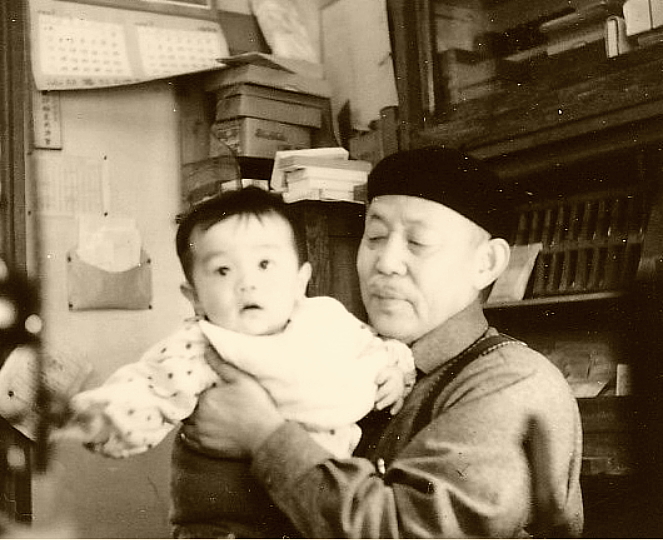 昭和34年(1959)の創業者と孫